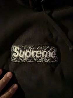 Supreme Bandana Box Logo Hooded Sweatshirt