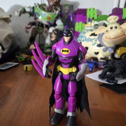 Mattel 2004 The Batman animated series Razor Whip Batman action figure. 