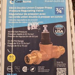 PRESSURE REGULATING VALVE *NEW*