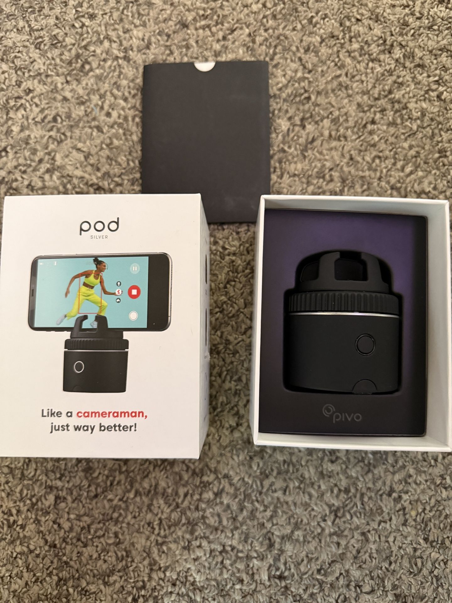 PIVO POD Silver Hands Free Camera