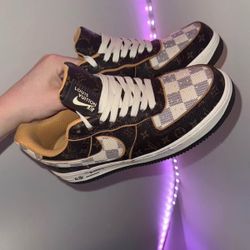 Nike Louis Vuitton Print Shoes