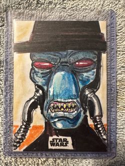 2025 Star Wars Autograph Sketch Card Mike LaPeruta