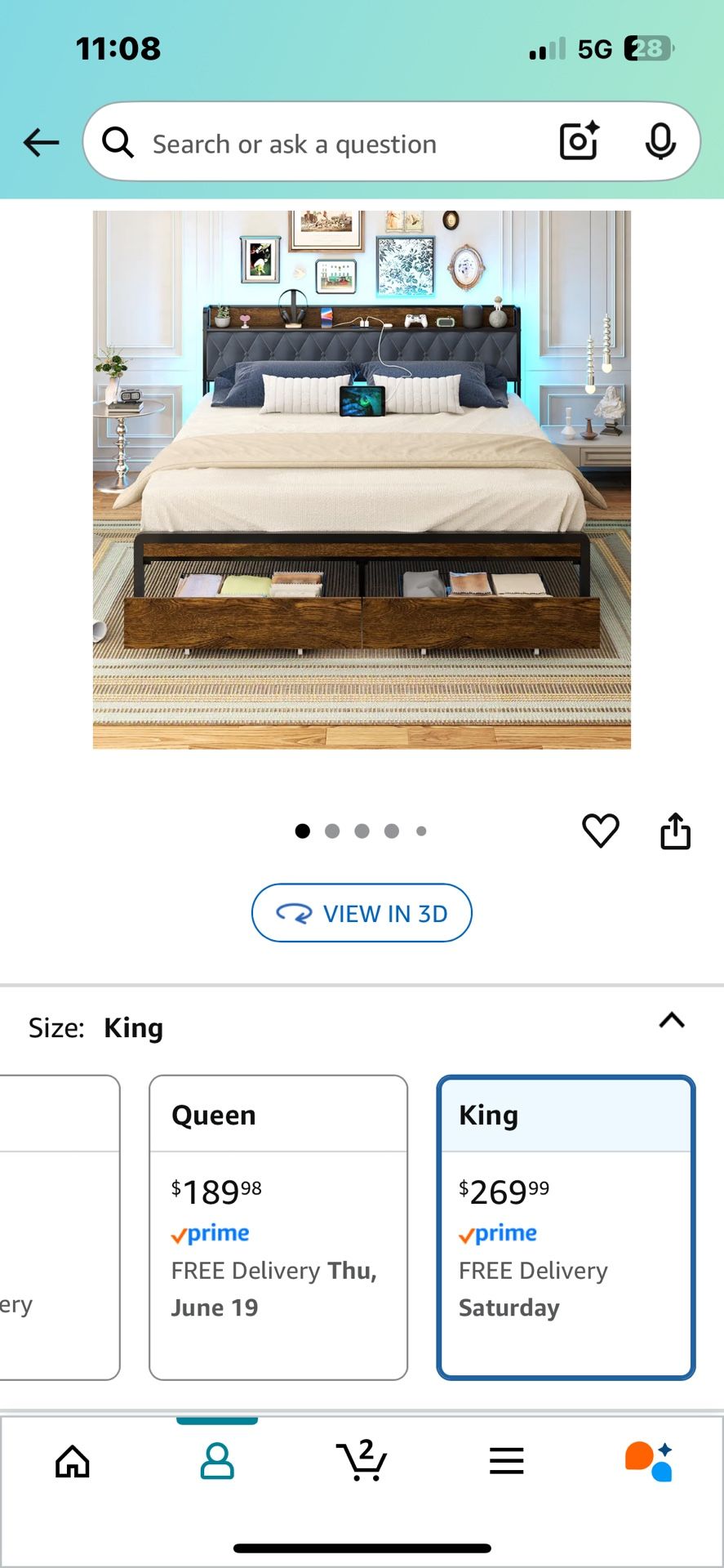 King Size Bed Frame