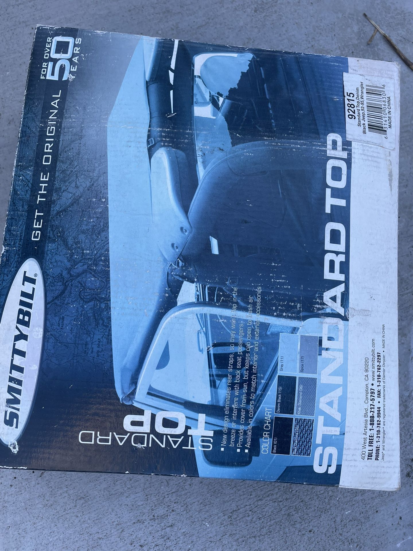 TONNEAU COVER. STANDARD TOP