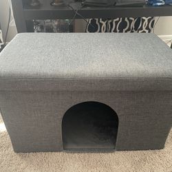 Small Dog Or Cat Collapsible Ottoman 