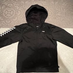 Boys Vans Zip Up Windbreaker. Waterproof Size 10/12