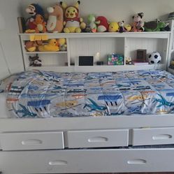 Bed Frame With Matress 