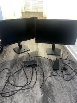 Dell monitors & docking station