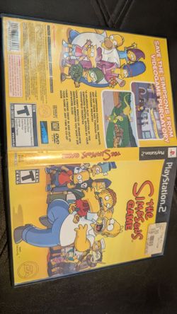 The Simpsons game ps2
