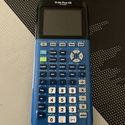 Texas Instruments TI-84 Plus CE Python – Blue Graphing Calculator (no cover)