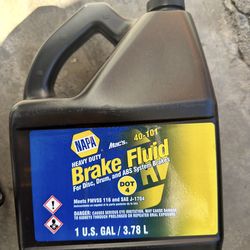 NAPA Brake Fluid Mac's DOT 4 Brake Fluid - 1 gal