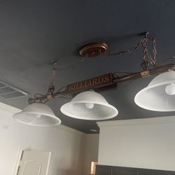 3 Lamp Billiards/pool Table Hanging Light