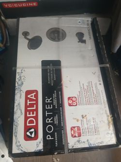 DELTA, oil rubbed bronze finish, Shower set