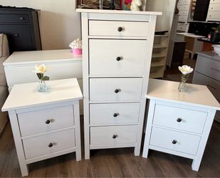 IKEA Hemnes Dresser & Ningt Stand