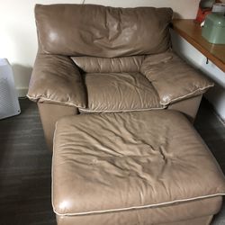 Free leather chair 