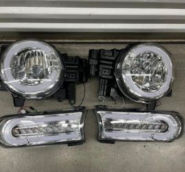 07-14 FJ Cruiser Headlights Faros Calaveras Micas Luces Lamps
