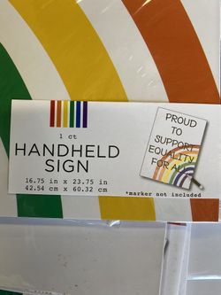 126 blank pride card stock signs
