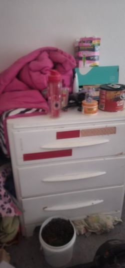 Two White dressers(3 drawer)