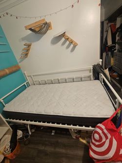 Twin Bed with Mattress