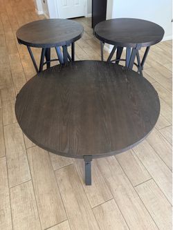 3pc Table set- Coffee table & Two end tables