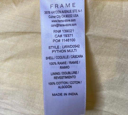 Frame NWT Maxi Dress $578