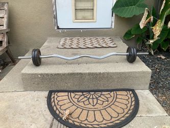 Curl Bar with weights