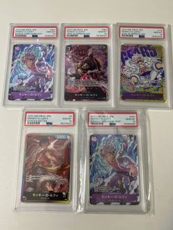 One Piece Psa 10 Slabs 