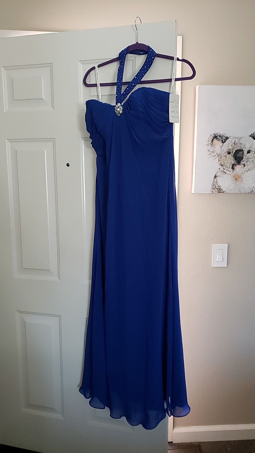 ROYAL BLUE mother of the bride dress