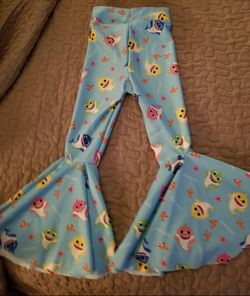 Custom BabyShark Bell Bottoms