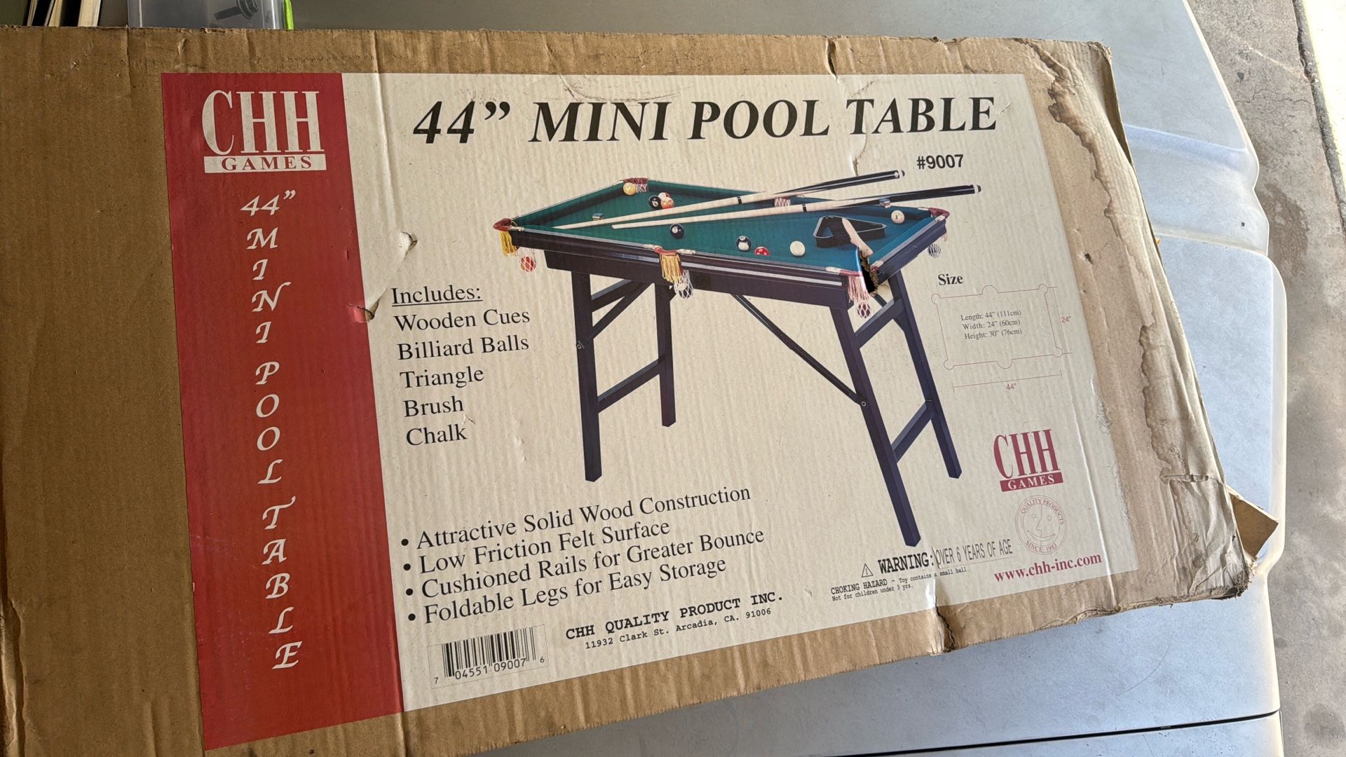 Mini Pool Table