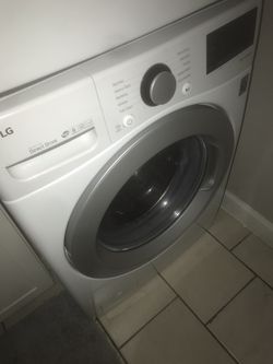 New lg smart washer and dryer