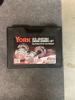 Adjustable dumbbell set