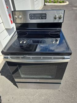 GE GLASSTOP STOVE OVEN
