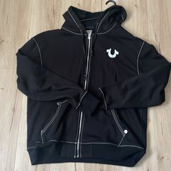 True Religion Zip up LARGE