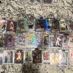 Card Lot Numbered And Autos 