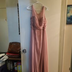 David's Bridal Dusty Rose 