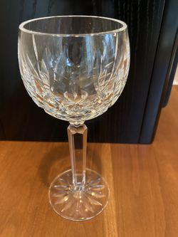 Waterford Lismore Hock Clear Crystal 7.5" Wine Glass Goblet ( 7 available)