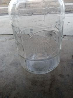 Italian made embossed 5 gallon jug " mountain valley spring  water "