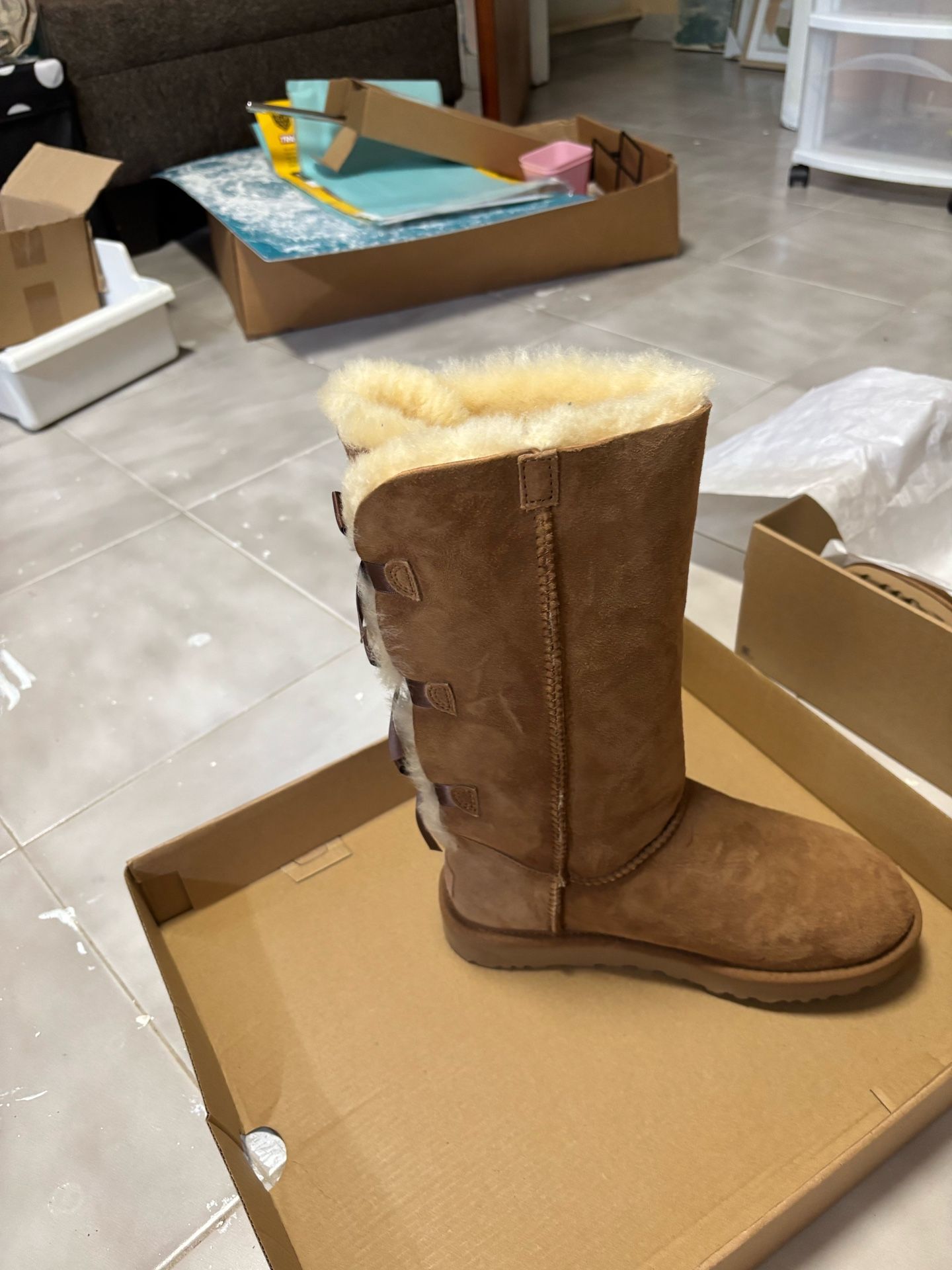 UGG Bailey Bow II Suede Tall Boots
