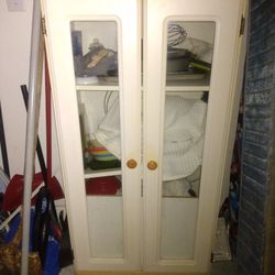 Medium Size Hutch 3 Shelf's Off White