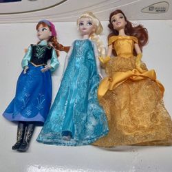Frozen Dolls All 3 For $10.00 