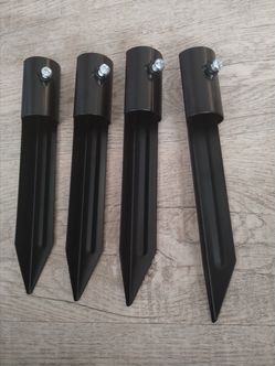 Steel Torch Stake - Set of 4