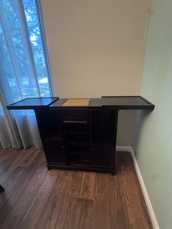 Tuscan Expandable Wine Bar in Espresso
