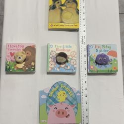 Children’s Animals & More Book Lot (5) Total Books  