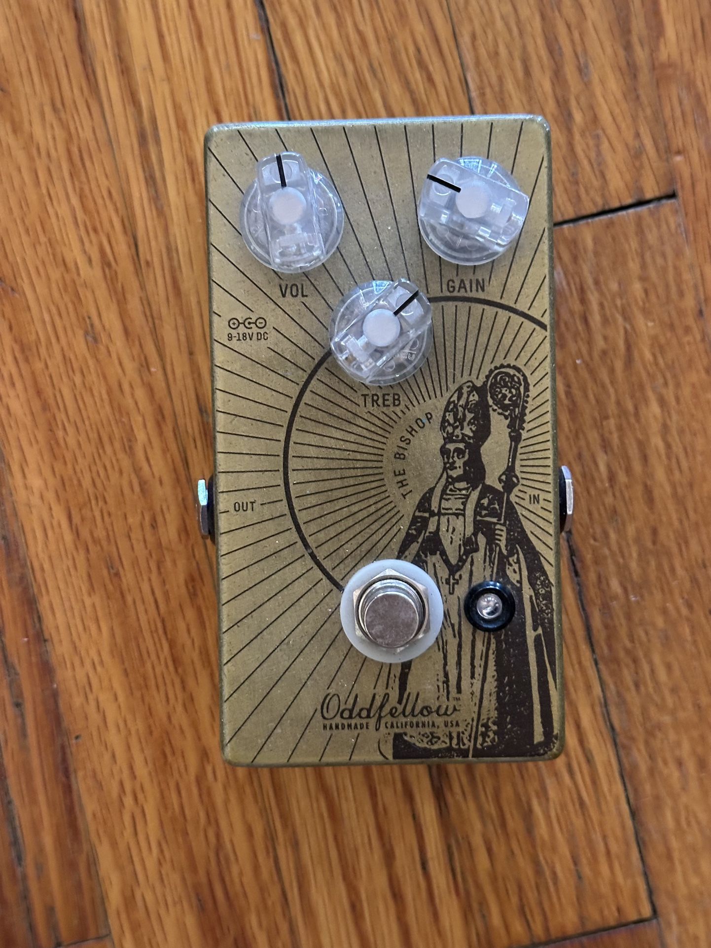 Oddfellow FX The Bishop Overdrive Pedal