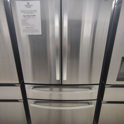 GE Profile 28.7 cu. ft. 4-Door French Door Refrigerator in Stainless Steel