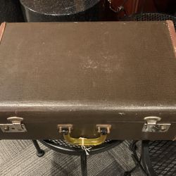 Vintage 1950’s Suitcase with Lucite handle