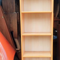 2 Danish 7 foot tall narrow adjustable SHELVES made in Denmark AND OTHERS