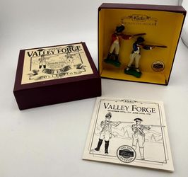 W Britain 5872 Valley Forge Redcoat & Continental Soldier Centenary Set MIB