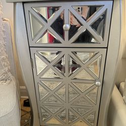 Mirror End Table